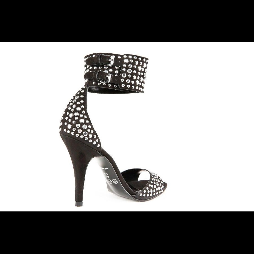 Top Heels Co Tiffany Black Sandals - Picture 5 of 5